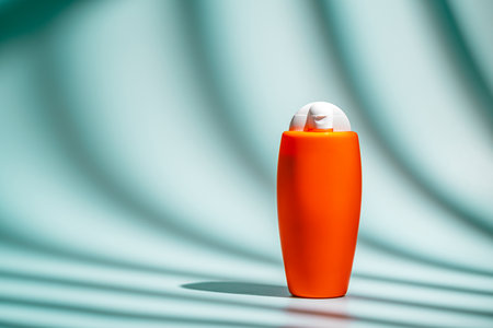 Sunscreen spf orange bottle