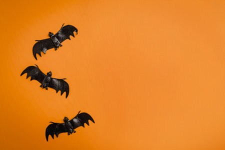 A modern greeting card for Halloween