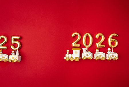 Happy New Year 2026 background