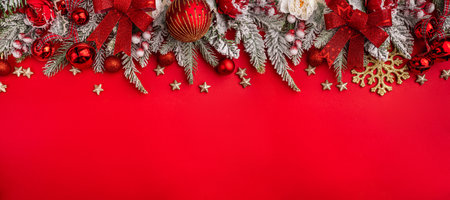 Christmas and Happy New background