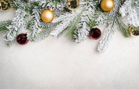 Christmas and New Year backgroundの写真素材