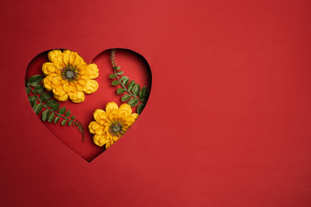 Valentines Day festive Backgroundの写真素材