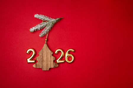 Christmas and Happy New background