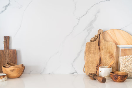 Kitchen utensils background