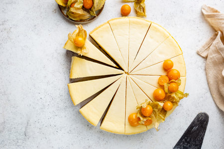 Classic New York cheesecake