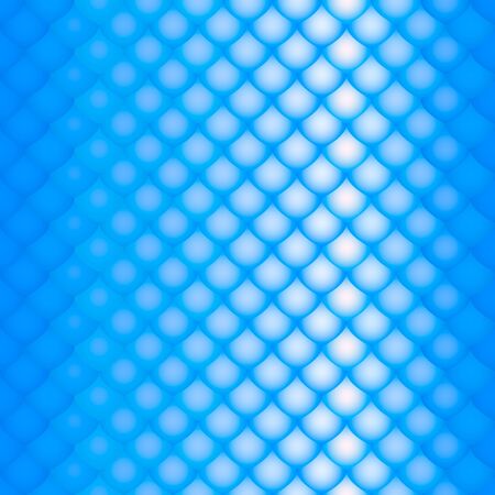 the blye scales of a snake, fish, dragon, or other animal, seamless textureのイラスト素材