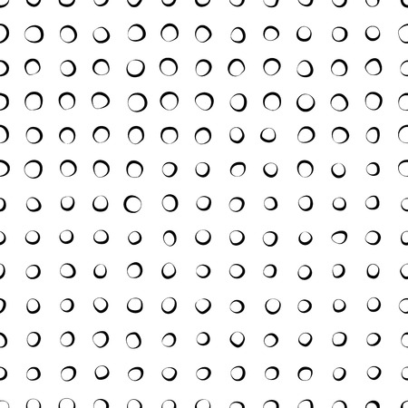 Seamless pattern of rings of irregular shape.の写真素材