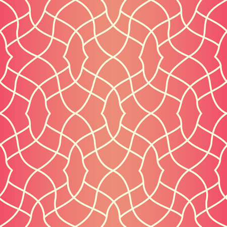 Seamless pattern of intertwining lines. Elegant ornament in Oriental style.のイラスト素材