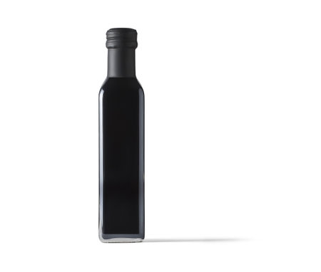Bottle of wine isolated on white background. 3D illustration.の写真素材
