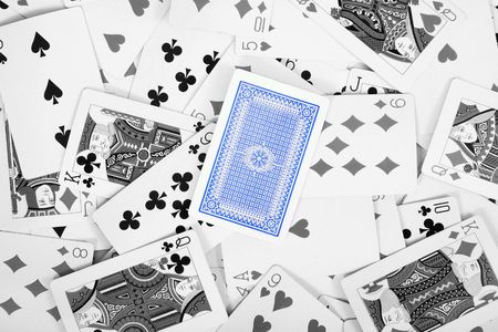 lot of playing cardsのeditorial素材