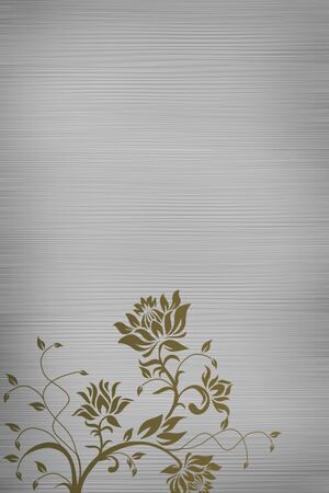 Flower art blank paperの写真素材