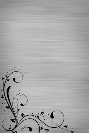 Flower art blank paperの写真素材