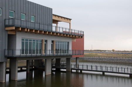 Environmental Education Centre at Ralp Klein Park, Calgary, Alberta, October 4th, 2011のeditorial素材