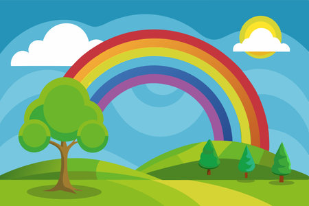 Nature concept with icon design, vector illustration 10 eps graphic.のイラスト素材