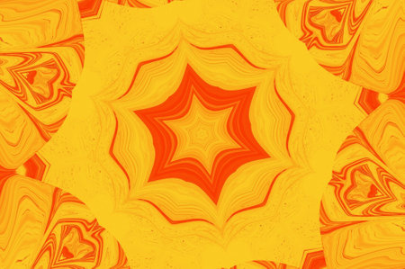 orange abstract design illustrationの写真素材