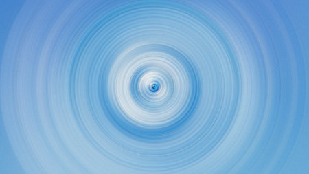 blue abstract sea illustration