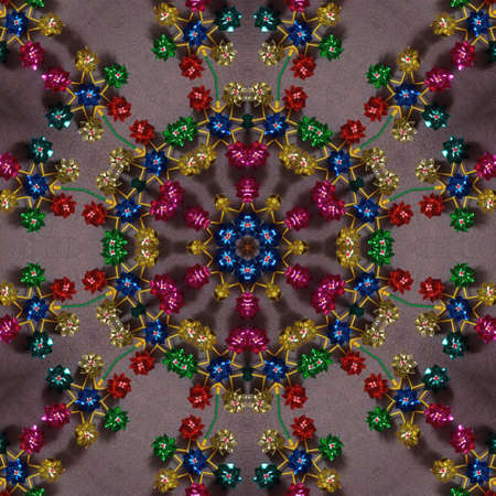 Kaleidoscope of color with beautiful ornamental - Thorough background summary - seamlessの写真素材