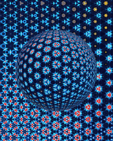 Abstract Computer generated Fractal design. A fractal is a never-ending pattern. Fractals are infinitely complex patterns that are self-similar across different scales. Great for cell phone wallpaperの写真素材