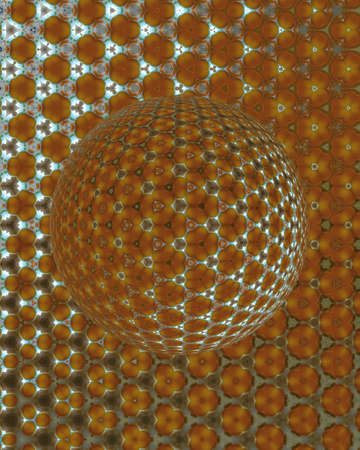 Abstract Computer generated Fractal design. A fractal is a never-ending pattern. Fractals are infinitely complex patterns that are self-similar across different scales. Great for cell phone wallpaperの写真素材