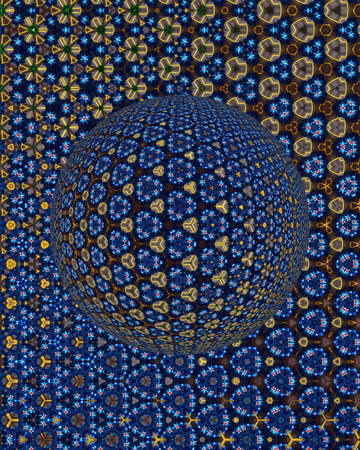 Abstract Computer generated Fractal design. A fractal is a never-ending pattern. Fractals are infinitely complex patterns that are self-similar across different scales. Great for cell phone wallpaperの写真素材