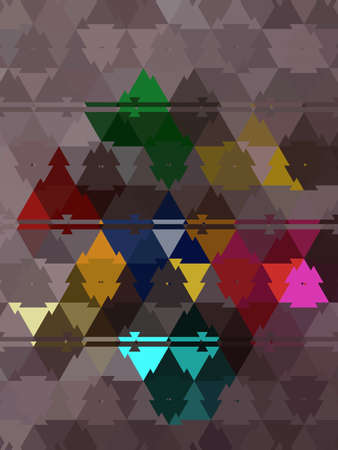 abstract background consisting of colored triangles, vector illustration for your designの写真素材