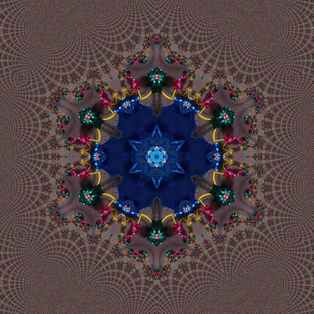 Abstract Computer generated Fractal design. A fractal is a never-ending pattern. Fractals are infinitely complex patterns that are self-similar across different scales. Great for cell phone wallpaperの写真素材