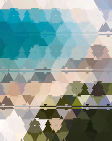 Abstract geometric background with triangles. Seamless pattern. Vector.の写真素材