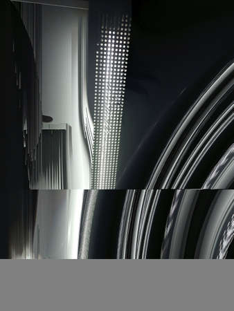 Futuristic technology wave background design with lights and copyspaceの写真素材