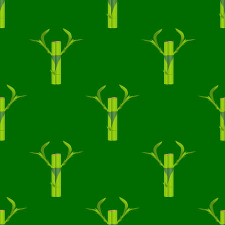 ILLUSTRATION OF LUCKY bamboo seamless patternのイラスト素材
