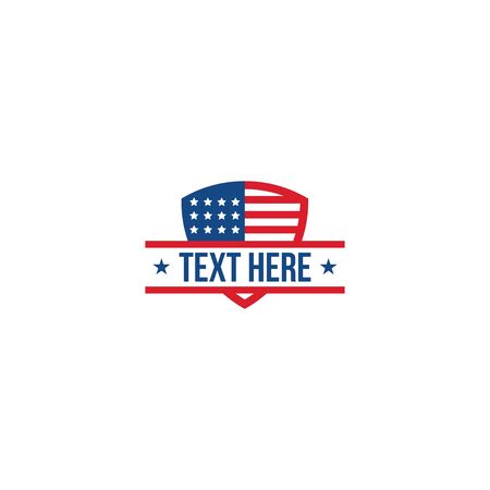 american shield security logo designのイラスト素材