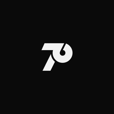70 number seventy minimal   numeral icon illustration
