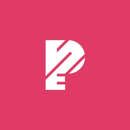 Letter EPS, ESP, SPE, SEP, PSE or PES simple modern logo icon templateのイラスト素材