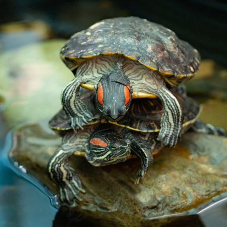 Red-eared slider, Trachemys scripta elegans