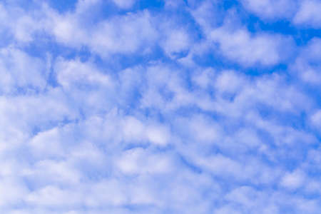 Dramatic monsoon cloud formation in the blue sky after heavy rain