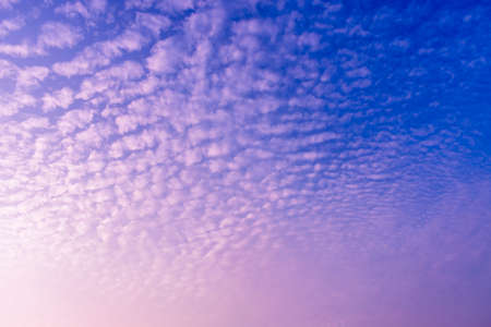 Dramatic monsoon cloud formation in the blue sky after heavy rain