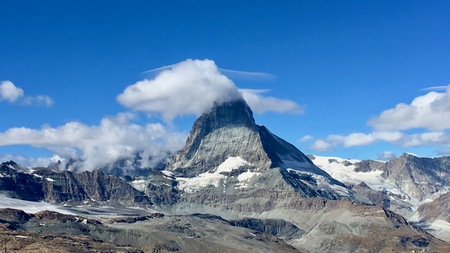 Alps in the Cloudsの写真素材