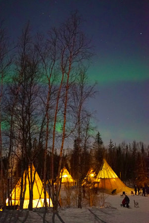 Aurora Tepeeの写真素材