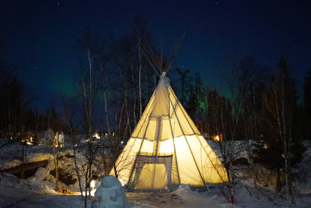 Aurora Tepeeの写真素材