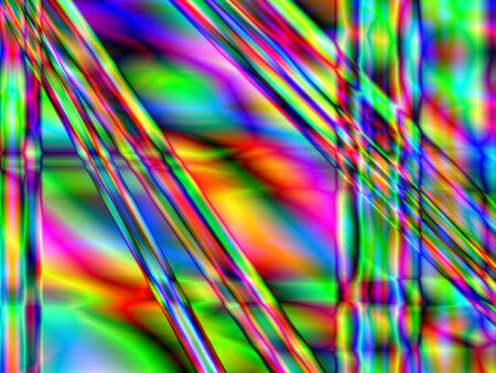 Rainbow abstract background with cross linesの写真素材