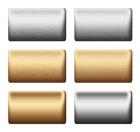 Metal silver gold  texture boards, background to insert text or designの写真素材