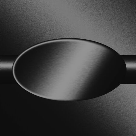 black sandblasted oval metal texture, background to web design or advertisingの写真素材