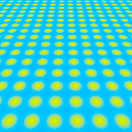 abstract perspective of blue grid with dots - for insert text or designの写真素材