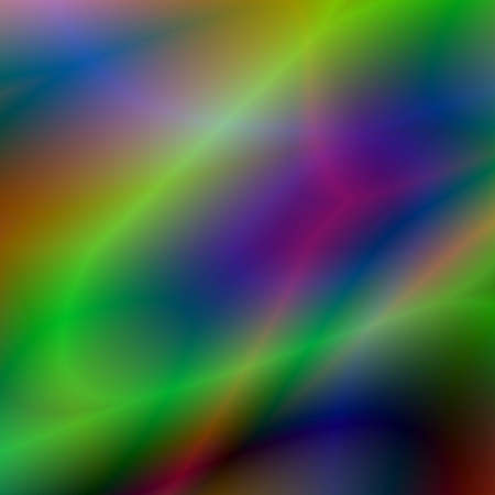 abastract rainbow background with smooth green curves の写真素材