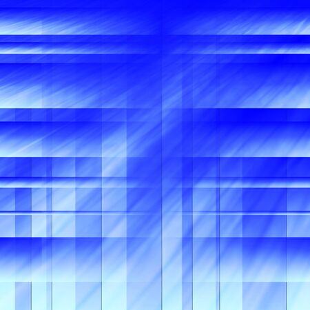 abstract blocks blue white background の写真素材