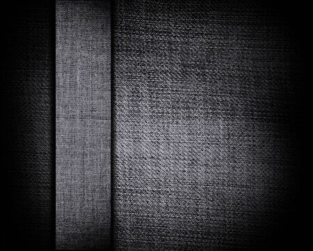 dark gray fabric with bar as vintage backgroundの写真素材