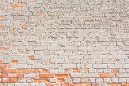 white brick wall background or textureの写真素材