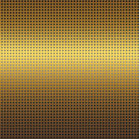 gold metal texture with black grid seamless pattern backgroundの写真素材