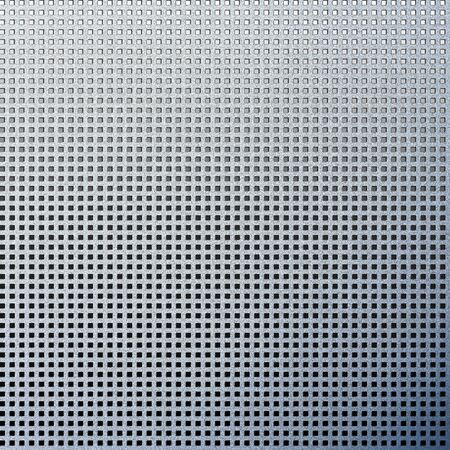 metal texture background abstract metallic plate with small blocks grille patternの写真素材