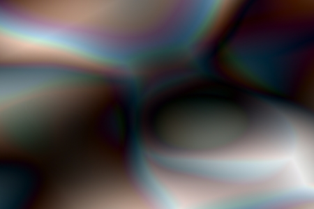 black abstract background with bright spiral polarization streaksの写真素材