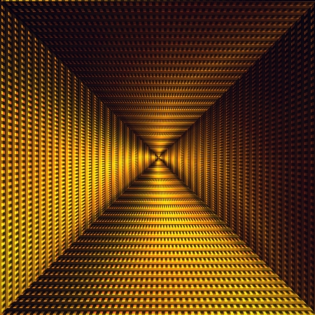 gold metal texture background with abstract triangle metallic shapesの写真素材